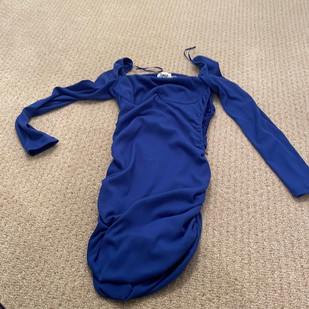 Princess Polly Blue Ruched Dress